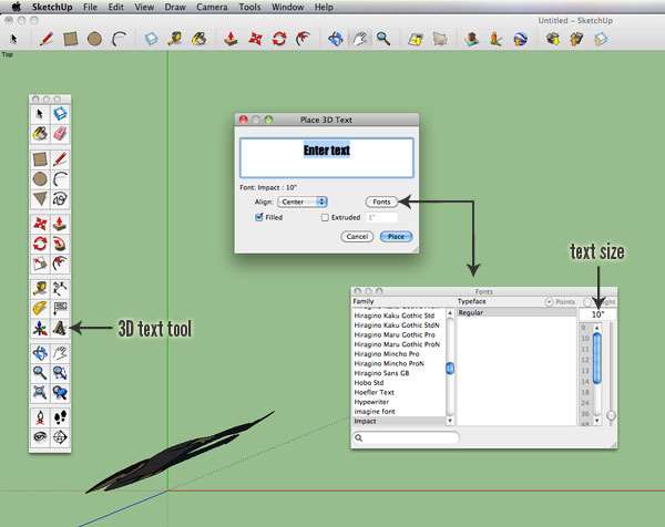 SketchUp和Photoshop创建用砖块堆砌成的文字 优图宝 PS文字效果教程