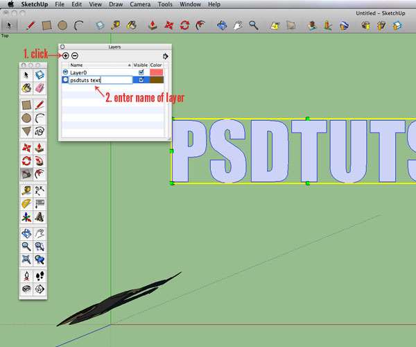 SketchUp和Photoshop创建用砖块堆砌成的文字 优图宝 PS文字效果教程