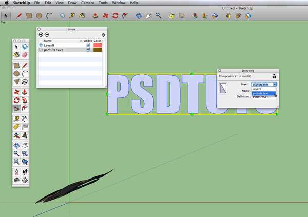 SketchUp和Photoshop创建用砖块堆砌成的文字 优图宝 PS文字效果教程