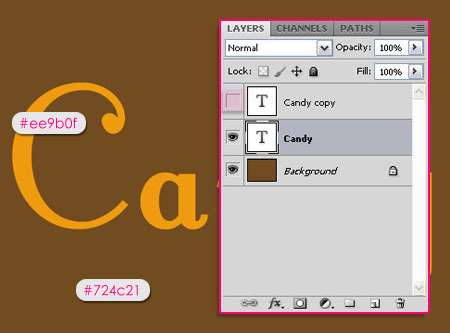 PS制作卡通糖果字效果 优图宝 文字效果